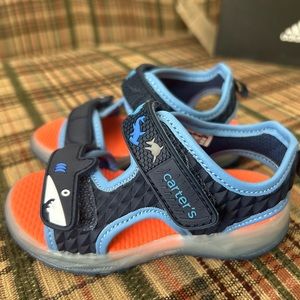 Carter’s Toddler Shark Sandals NWOTB